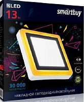 Светильник светодиодный накладной с подсветкой Smartbuy DLB LED 220В 13Вт 6500К+Оранжев IP20 Квадрат фото Светильник светодиодный накладной с подсветкой Smartbuy DLB LED 220В 13Вт 6500К+Оранжев IP20 Квадрат картинка